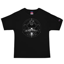 Load image into Gallery viewer, Black Party Music Logo Men's Champion T-Shirt