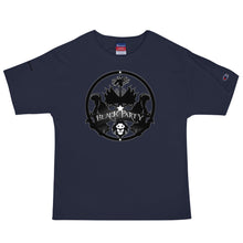 Load image into Gallery viewer, Black Party Music Logo Men's Champion T-Shirt
