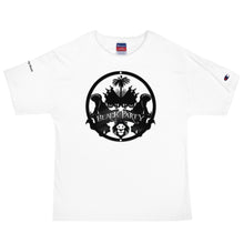 Load image into Gallery viewer, Black Party Music Logo Men's Champion T-Shirt
